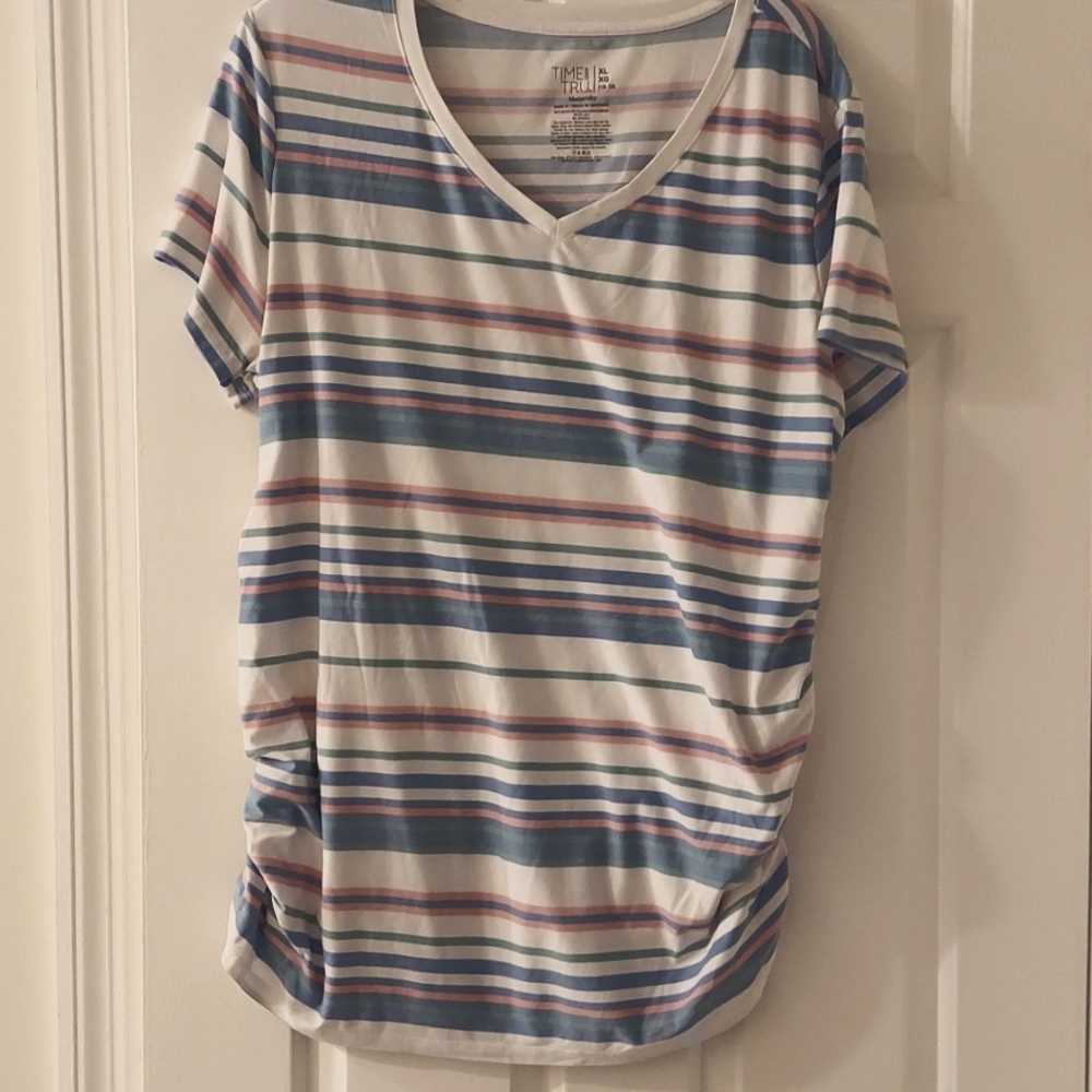 Striped maternity t shirt